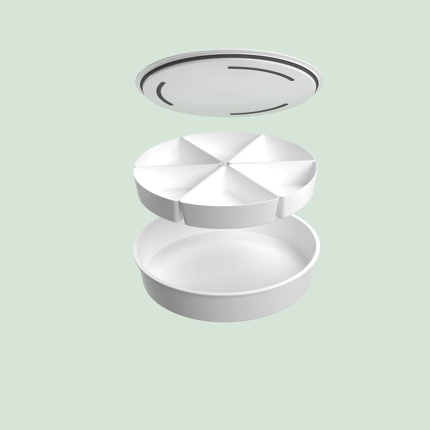Inspire m play playtray met compartimenten en desksel