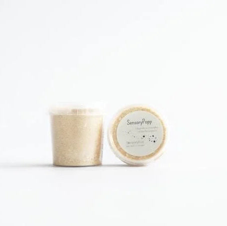 Potje SensoryPopp klein goud van Sensoryfun met knetterkorrels voor potion play