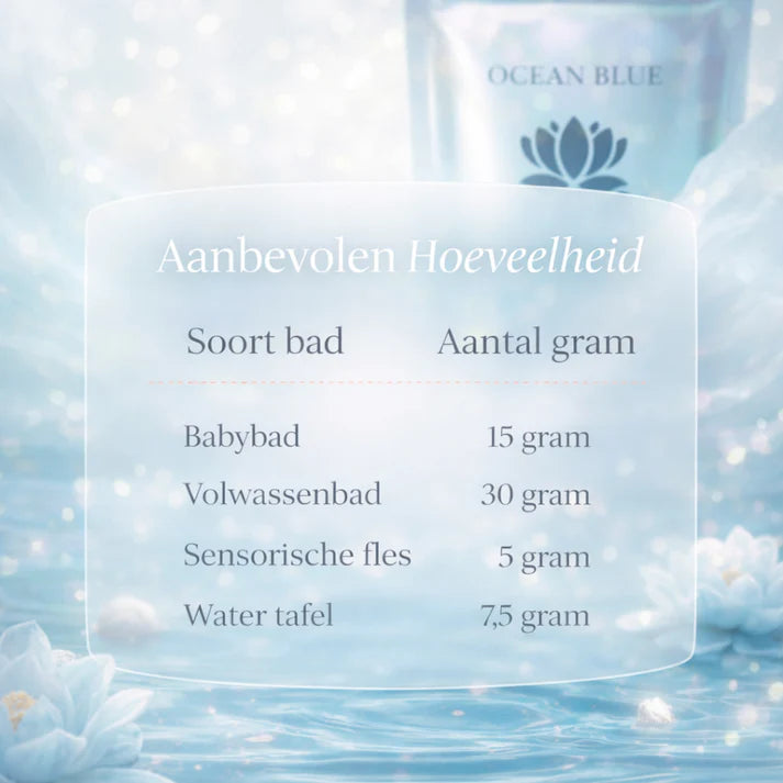 Sensus Lotus poeder Oceaanblauw 60 gram