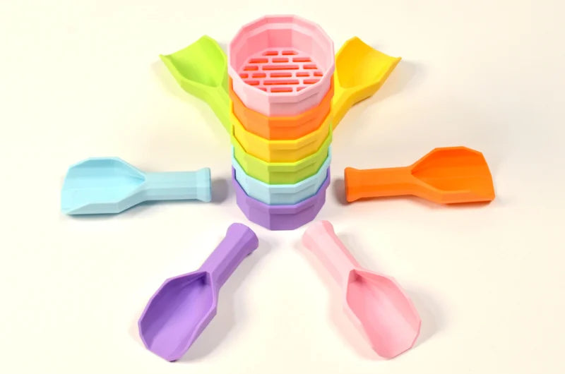 Pastel schepjes set 6 st van X-Creator