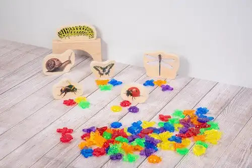 Tickit doorschijnende kleureninsecten