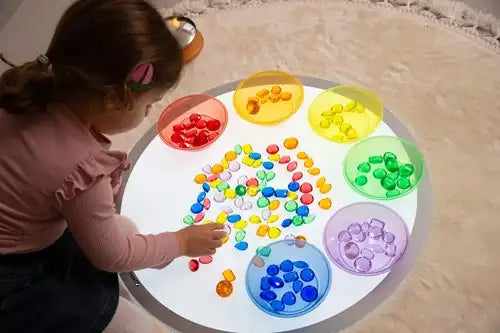 Tickit doorschijnende kleurjuwelen