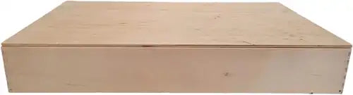 Houten speelbak met deksel (50x30x7 cm)