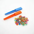 Shaw 2 magnetische staven met 100 magnetische chips (kleur assorti)