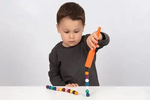 Shaw 2 magnetische staven met 20 magnetische knikkers (kleur assorti)