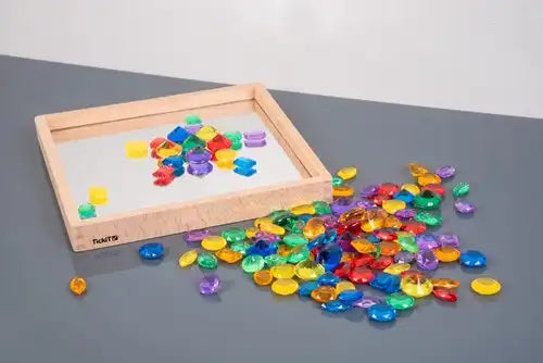 Tickit doorschijnende kleurjuwelen